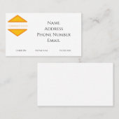 Aangepast Visitekaartje (Voorkant / Achterkant)