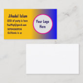 Aangepast Visitekaartje (Voorkant / Achterkant)