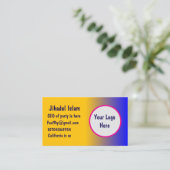 Aangepast Visitekaartje (Staand voorkant)