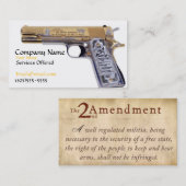 Aangepast Visitekaartje 1911 (Voorkant / Achterkant)