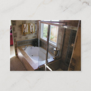 Aangepast Visitekaartje badkamer
