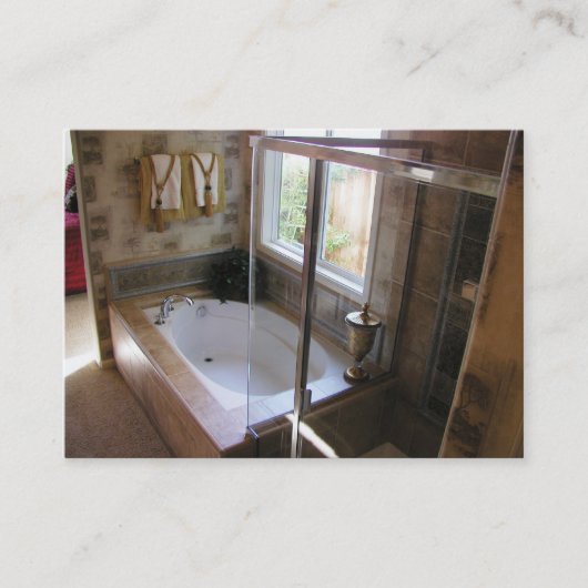 Aangepast Visitekaartje badkamer (Voorkant)