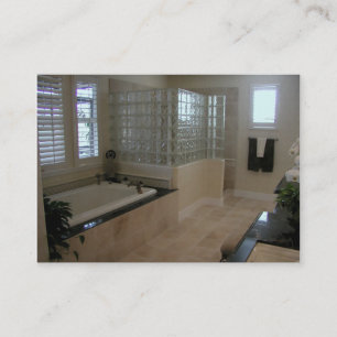 Aangepast Visitekaartje badkamer