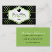 Aangepast Visitekaartje bevestigen (Voorkant / Achterkant)