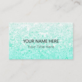 Aangepast Visitekaartje Blauwgroen textuur