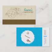 Aangepast Visitekaartje Carpentry (Voorkant / Achterkant)