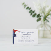 Aangepast Visitekaartje Gymnastische Club Instruct (Staand voorkant)