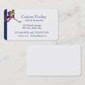 Aangepast Visitekaartje Hockey Club Instructor (Voorkant / Achterkant)