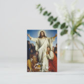 Aangepast Visitekaartje "Kom naar mij" (Staand voorkant)