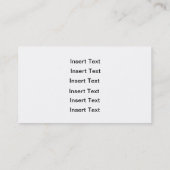 Aangepast Visitekaartje met Cocker (BW) - Lelies 2 (Achterkant)