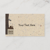 Aangepast Visitekaartje met een mappentriem (Achterkant)