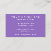 Aangepast Visitekaartje met QR Code Scan Info (Achterkant)