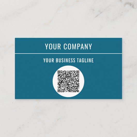 Aangepast Visitekaartje met QR Code Uw Eigen Ontwe (Achterkant)
