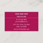 Aangepast Visitekaartje met QR Code Uw Eigen Ontwe (Voorkant)