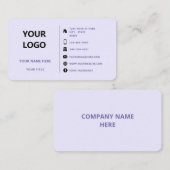 Aangepast Visitekaartje met uw eigen ontwerp (Voorkant / Achterkant)