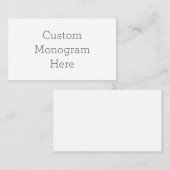 Amerikaans. 8.9 x 5.1 cm Visitekaartje (Voorkant / Achterkant)