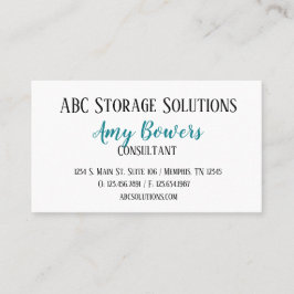 Aangepast visitekaartje Ovariumkankerbewustzijn