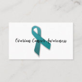 Aangepast visitekaartje Ovariumkankerbewustzijn (Achterkant)