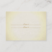 Aangepast Visitekaartje  perkamentpapier (Achterkant)