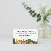 Aangepast Visitekaartje plantaardige Boerderij (Staand voorkant)