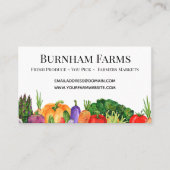 Aangepast Visitekaartje plantaardige Boerderij (Voorkant)