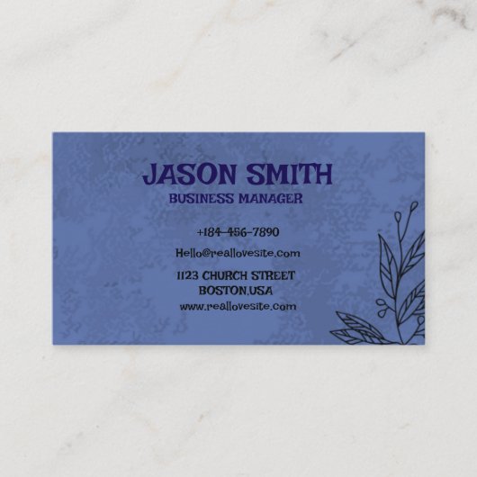 Aangepast Visitekaartje | Professioneel en stijlvo (Voorkant)