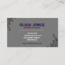 Aangepast Visitekaartje | Professioneel en stijlvo