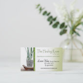 Aangepast Visitekaartje "Pür Zen" voor LK (Staand voorkant)