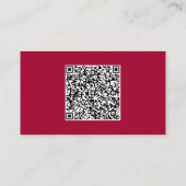 Aangepast Visitekaartje QR Code Naam Tekst Info Kl Contactkaartje (Achterkant)