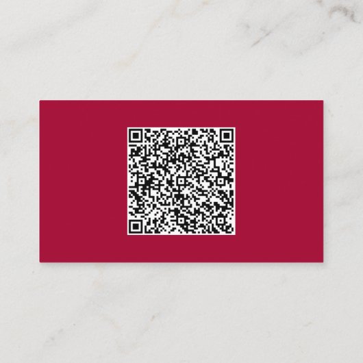 Aangepast Visitekaartje QR Code Naam Tekst Info Kl Contactkaartje (Achterkant)
