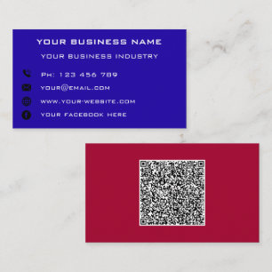 Aangepast Visitekaartje QR Code Naam Tekst Info Kl Contactkaartje