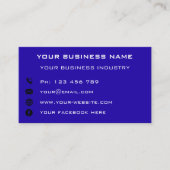 Aangepast Visitekaartje QR Code Naam Tekst Info Kl Contactkaartje (Voorkant)