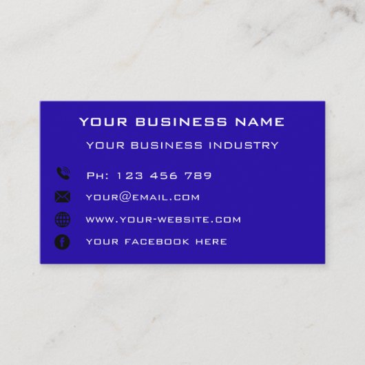 Aangepast Visitekaartje QR Code Naam Tekst Info Kl Contactkaartje (Voorkant)