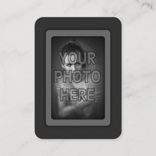 Aangepast Visitekaartje QR-codeprofiel Foto (Voorkant)