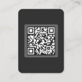 Aangepast Visitekaartje QR-codeprofiel Foto (Achterkant)