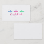 Aangepast visitekaartje snoep Kandyland (Voorkant / Achterkant)