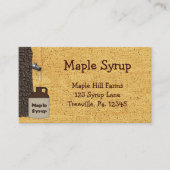 Aangepast Visitekaartje van de mantel van de Syrup (Voorkant)