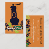 Aangepast visitekaartje van kruidspecerijen van pe (Voorkant / Achterkant)