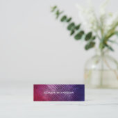 Aangepast Visitekaartje Viola Peach Skinny (Staand voorkant)