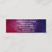 Aangepast Visitekaartje Viola Peach Skinny (Achterkant)