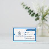 Aangepast Visitekaartje. Visitekaartje voor een ad (Staand voorkant)