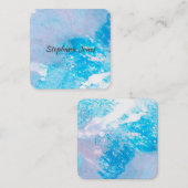 Aangepast visitekaartje voor abstract waterverf on (Voorkant / Achterkant)