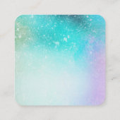 Aangepast visitekaartje voor abstract waterverf on (Achterkant)