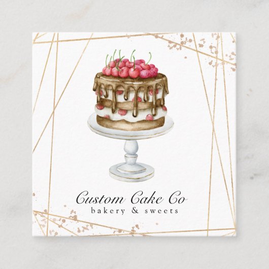 Aangepast Visitekaartje voor bakkerij (Voorkant)