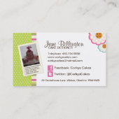 Aangepast Visitekaartje voor bakkerij (Achterkant)