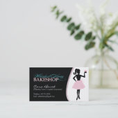 Aangepast Visitekaartje voor bakkerij (Staand voorkant)