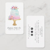 Aangepast Visitekaartje voor bakkerij (Voorkant / Achterkant)