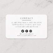 Aangepast Visitekaartje voor bakkerij (Achterkant)