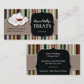 Aangepast Visitekaartje voor bakkerij (Voorkant / Achterkant)