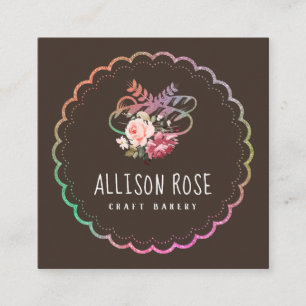 Aangepast visitekaartje voor bakkerij